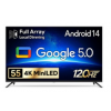 더함 CHiQ 4K QLED MiniLED UHD DLG 120Hz 로컬디밍 돌비 AI 구글 5.0 스마트TV